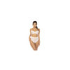 Ensemble 2 pièces blanc Emberly, soutien gorge et culotte taille haute 